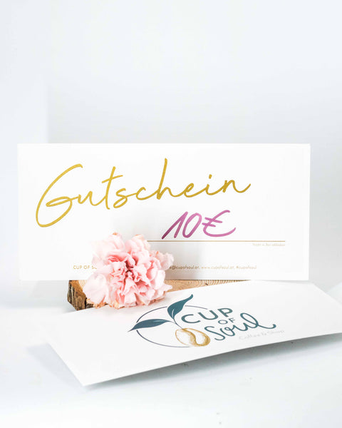Freude schenken - Cup of Soul Gutschein